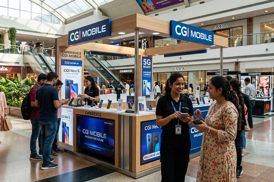 BTL brand activation campaign in Delhi at high-footfall location