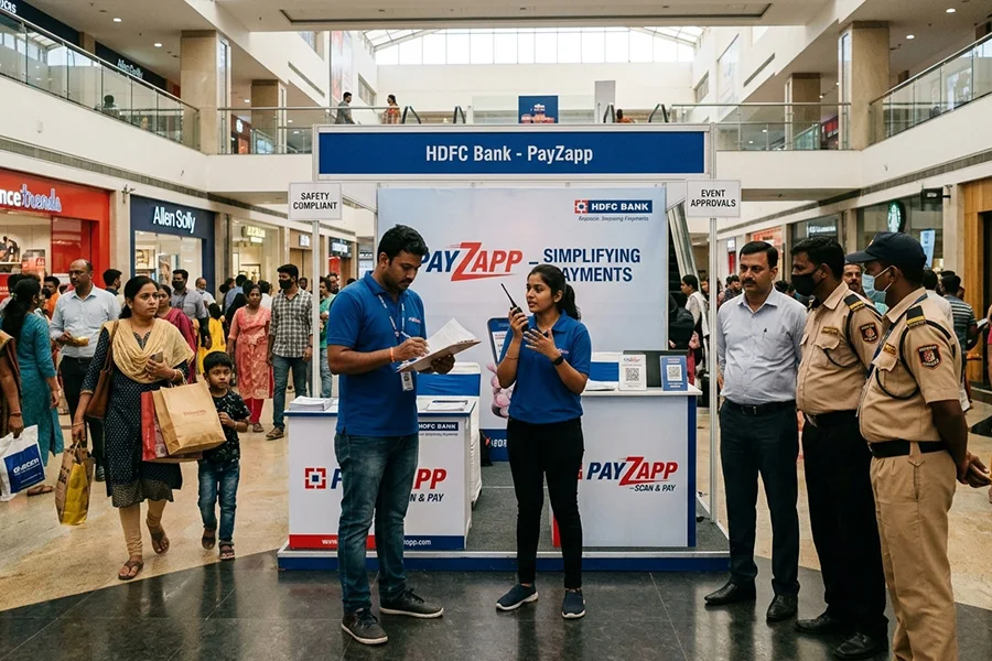 Pop-up store setup for brand activation in Bangalore with live interaction