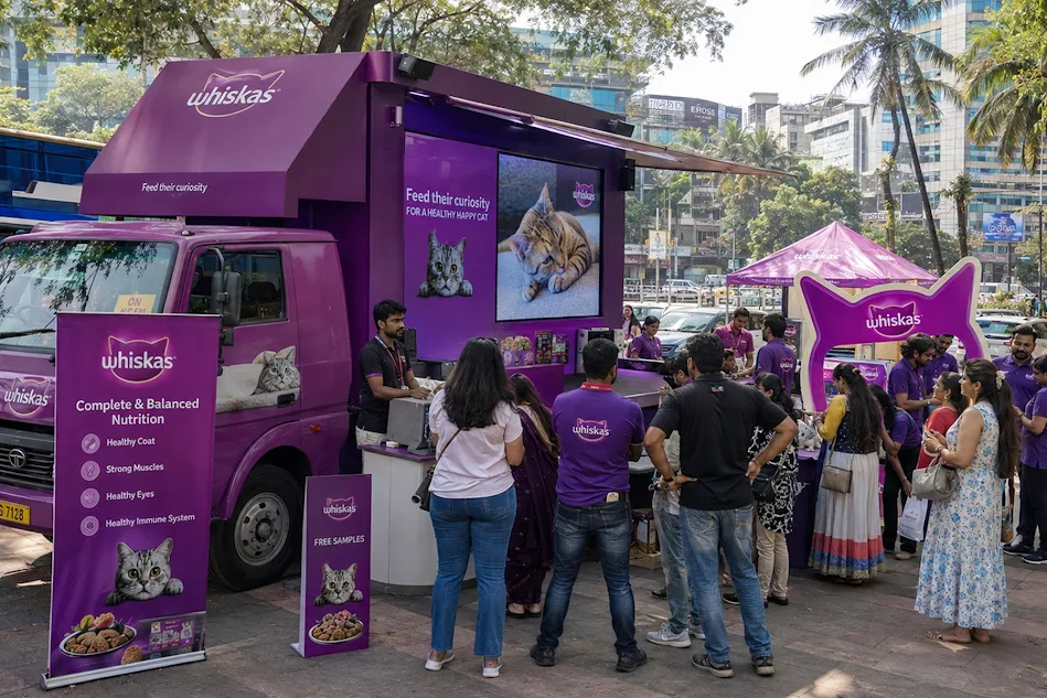 corporate pop up activation